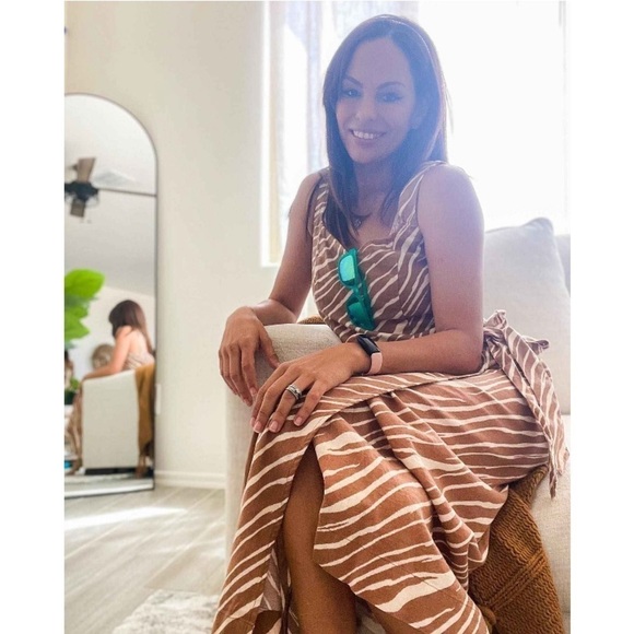 Women's Linen Wrap A-Line Skirt - A New
Day Brown XS - Picture 4 of 6